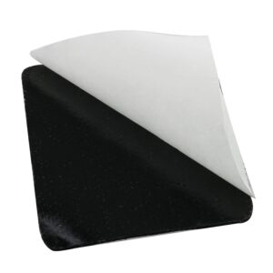 JCBIZ 25pcs Sofa Cushion Sheet Sticker Pads 60x60mm Rectangular Black Sofa Cushion with Adhesive Hook Strips for Sofa, Chair, Double Seat, Bench