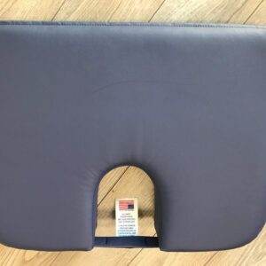 TUSH CUSH Home Office Orthopedic Large Computer Ergonomic Seat Cushion Original - Firm Indigo Blue Executive Faux Leather Vinyl