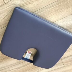 TUSH CUSH Home Office Orthopedic Large Computer Ergonomic Seat Cushion Original - Firm Indigo Blue Executive Faux Leather Vinyl