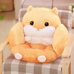 cartoon soft hamster pillow animal seat cushions stuffed plush sofa indoor home decor chair gift office toys