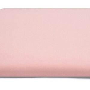 YUNZLAN Memory Foam Chair Pad 16" Summer Ice Silk Cushion Square Anti-Slip Seat Cushion Meditation Cushion Floor Pillow with Ties Washable Cover (Pink)