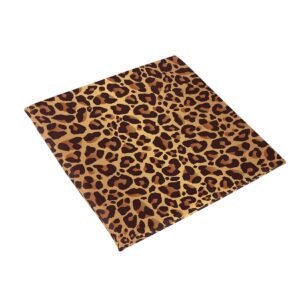 alaza leopard print bright color chair seat cushion memory foam pads for home kitchen dining office chairs car seats 15.7" x 15.7" x 1.2"
