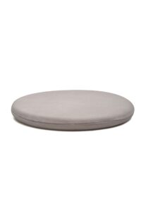 bar stool cushions round 16 inch memory foam seat cushion non slip cushion cover japanese style tatami kitchen, home, office chair pads with zipper washable (beige, 16x1.6 inch)