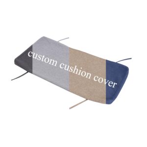 custom size bench cushion cover indoor window seat cushions non slip rectangle kitchen settee pad slipcovers (only cover)