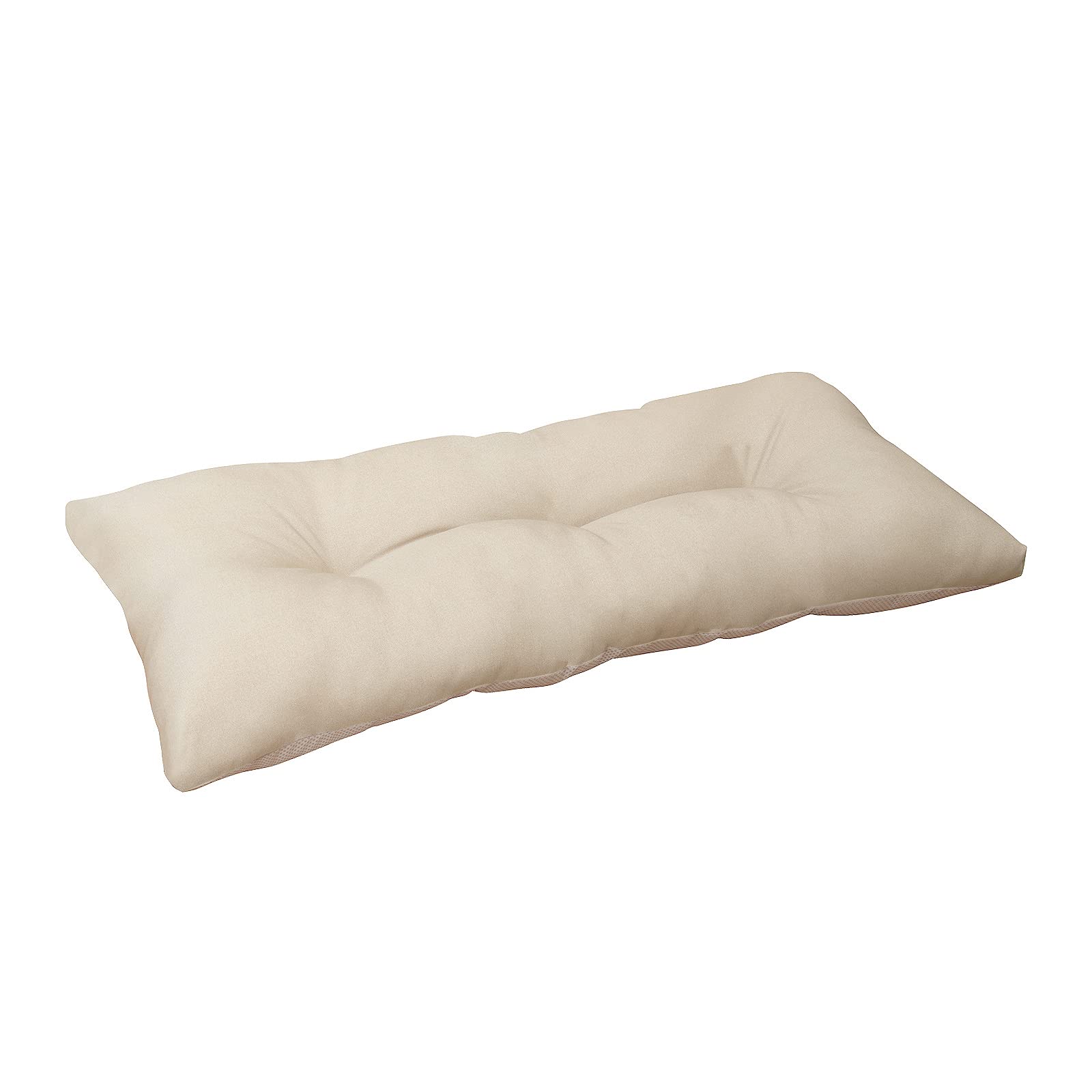 COZPLEN Non Slip Bench Cushion Tufted Universal 37x15.5 inch, Light Khaki