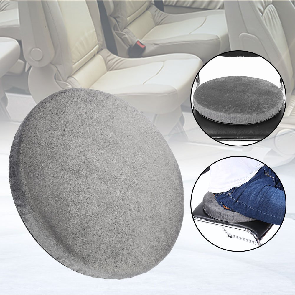 Comfort Swivel Seat Cushion, Removable 150kg Load Relieve Pain Antiskid Rotating Chair Pad, 360 ° Rotation Skidproof Home Use for Car