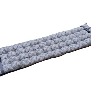 Jininworl Non Slip Velvet Bench Cushion, Durable Thick Pearl Cotton Outdoor/Indoor Bench Seat Pads 70.8 L X 20.8 W, Blue