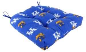 college covers comfyseat college indoor/outdoor seat patio d cushion, 20" x 20", kentucky wildcats