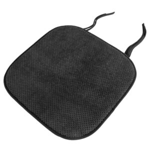 bedford home chair pad - charcoal