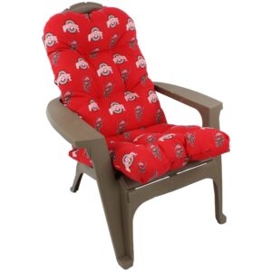 College Covers NCAA Adirondack Cushion, One Size (Pack of 1), Ohio State Buckeyes