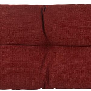 Klear Vu The Gripper Omega Non-Slip Tufted Bench Cushion for Indoor Furniture, Entryway Storage, Bay Window, Corner Nook or Piano Seat, 43 Inches, 09 Flame