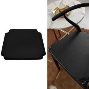 tomile wishbone chair cushion pad, dining chair cushions for wishbone chair, y chair pads, easy clean (brown pad)