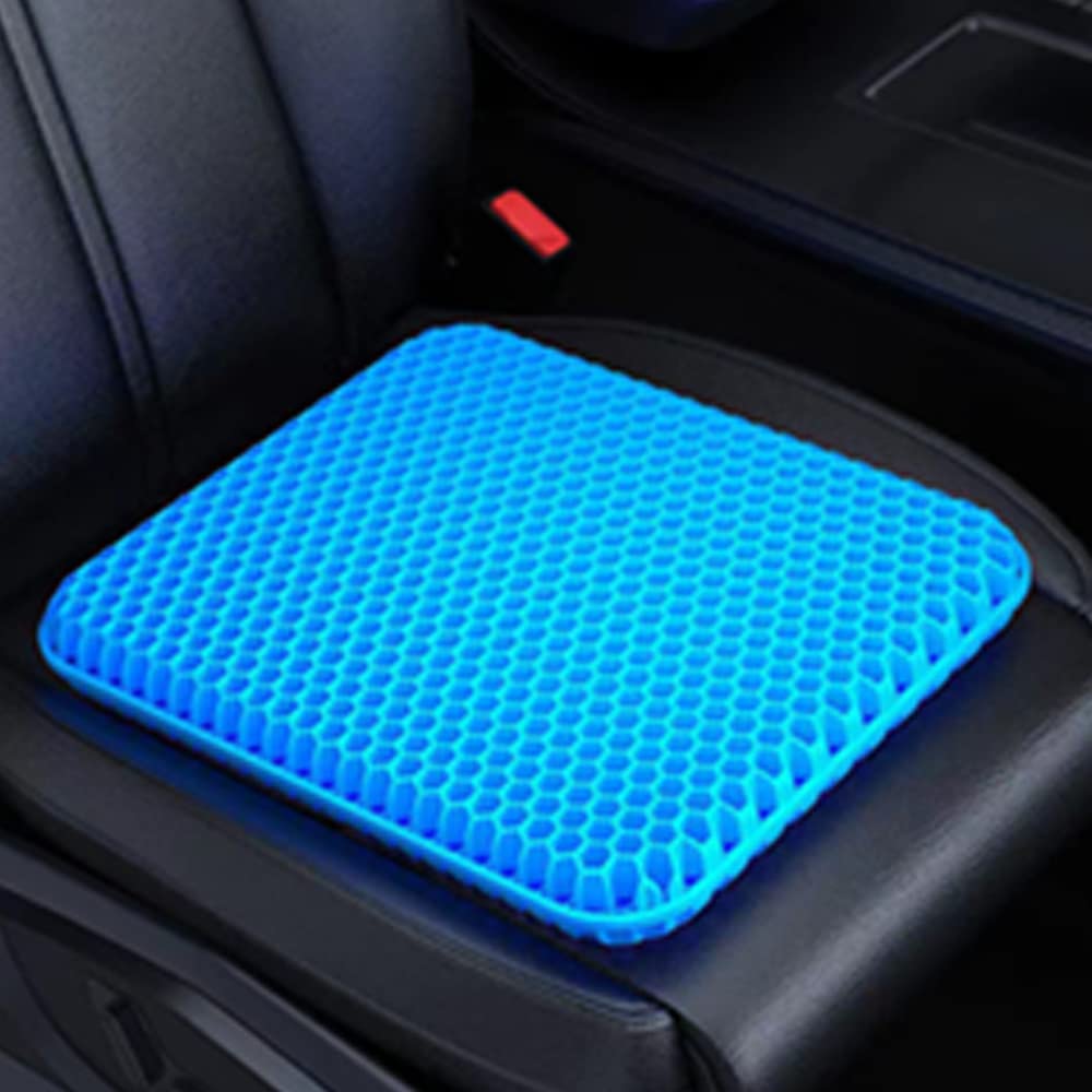 AceJoy Gel Seat Cushion Cooling Pad Double Layers Size 16 * 14 * 1.5 Inches