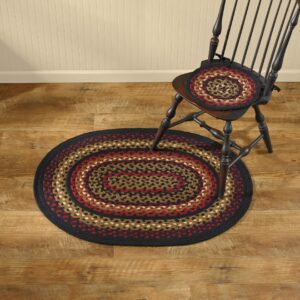 Park Designs Folk Art Braided Chairpad, 1 Count (Pack of 1)