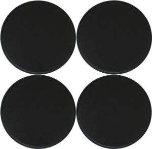 round leather stool chair cushions non slip dining seat pads 1/2/4 pack water proof chair cushions for high stool chairs bistro bar seat ( color : black , size : 40cm*4packs )
