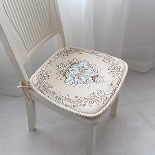 BERTERI Dining Chair Pad Floral Chair Cushion for Home Office Dining Room Decor Anti Slip Soft Chair Pad