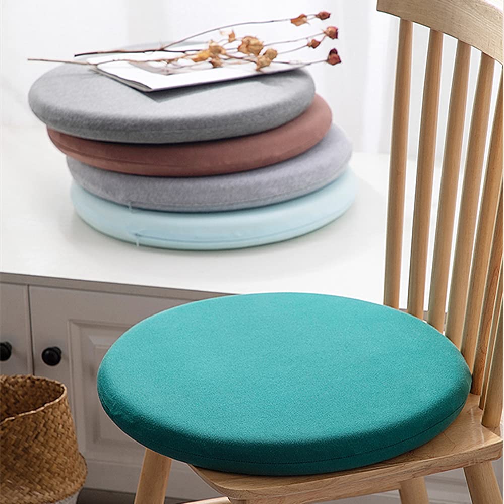 WUYU Memory Foam Seat Cushion, Round Floor Cushion, Slow Rebound Soft Round Stool Cushion Chair Pads, Multicolors (Brown,Diameter 22.83in)