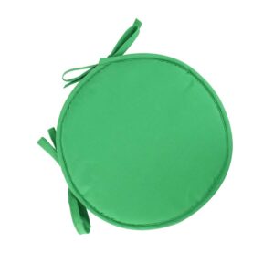 mntt seat cushion pillow,non-slip fashion indoor solid washable for garden kitchen office pad chair cover home decor round(green 38x38cm)