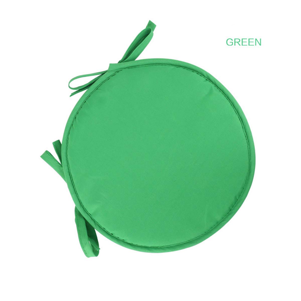 MNTT Seat Cushion Pillow,Non-Slip Fashion Indoor Solid Washable for Garden Kitchen Office Pad Chair Cover Home Decor Round(Green 38x38cm)