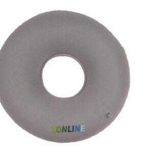 EONLINE Original Donut Cushion Durable Soft Wool Fabric Anti Pressure Anti-Bedsore Air Seat Cushion (Grey)