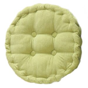 round soft chair cushions home floor pillow indoor corduroy chair pads office seat cushion, 17" d.