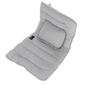 qinlorgo heated cushion, light grey chair heating mat for home