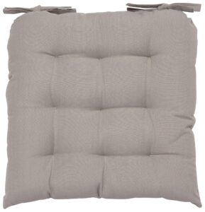now designs renew collection padded chair cushion, 1 count (pack of 1), cobblestone grey