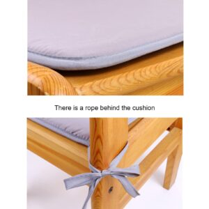 AOKID Office Chair Cushion, Chair Cushion with Ties Non-Slip Seat Cushion for Dinning Room, Living Room Orange