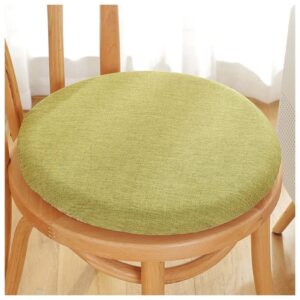 round chair cushion, memory foam stool seat cushion，soft cotton and linen breathable chair pad for home, office ( color : color 12 , size : 40cm )