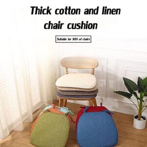 ETULLE Chair Cushions for Dining Chairs 2 Pack, Non Slip Seat Cushion Inserts 17" X 16", Seat Cushion U Shaped with Ties, Comfort and Softness Seat Cushions for Dining Room Washable Living Room Gar