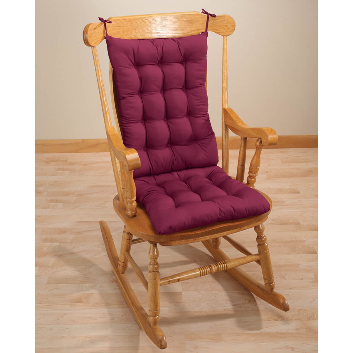 Miles Kimball Solid Rocker Set - Red