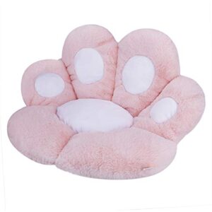 Seat/Chair Cushion, Cat Paw Cushion, Cute Girl Gamer Chair Cushion Pad Pillow Gaming Accessories, Hanging Chair Cushion, Non Slip Floor Seating Lazy Sofa with Lumbar Back Support