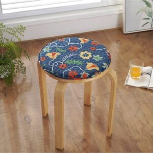 1/2/4 Packs Round Chair Seat Cushion Pads with Tie,Non Slip Round Seat Pads for Dining Chairs High Stool Chairs Bistro Bar Seat (Color : Colour 4, Size : 30cm(1pack))