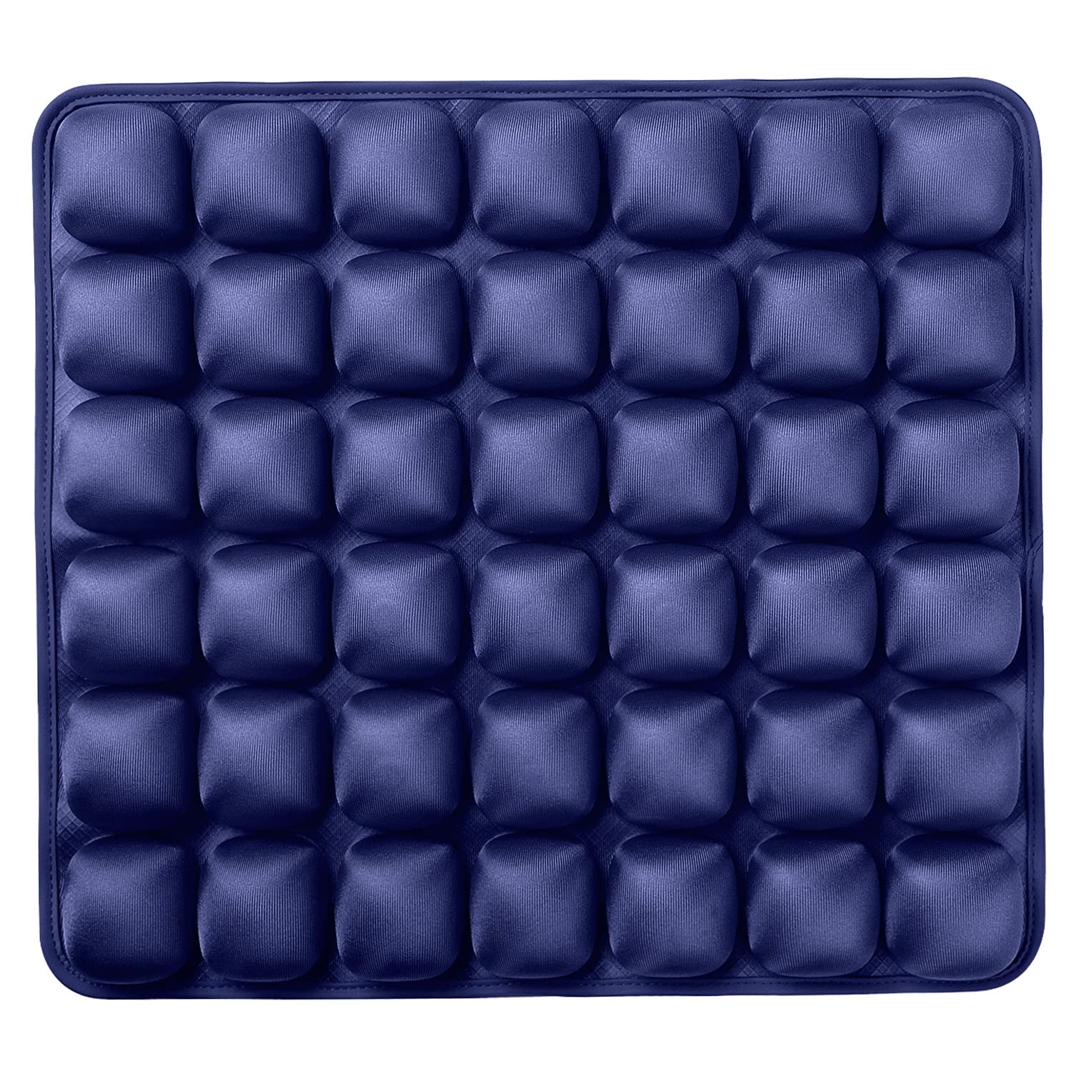 WalBryka High Comfortable Airbag Office Chair Cushion Pain Relief Air Seat Cushions with Non-Slip Cover (Blue)