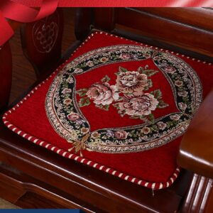 georpe seat cushions square chinese style mahogany sofa cushion removable non-slip single home chair pad soft