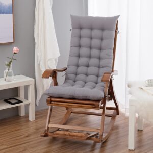 ptonuic soft long chair cushion thicken rocking chair cushion tatami pad recliner beach chair sofa cushion floor mat