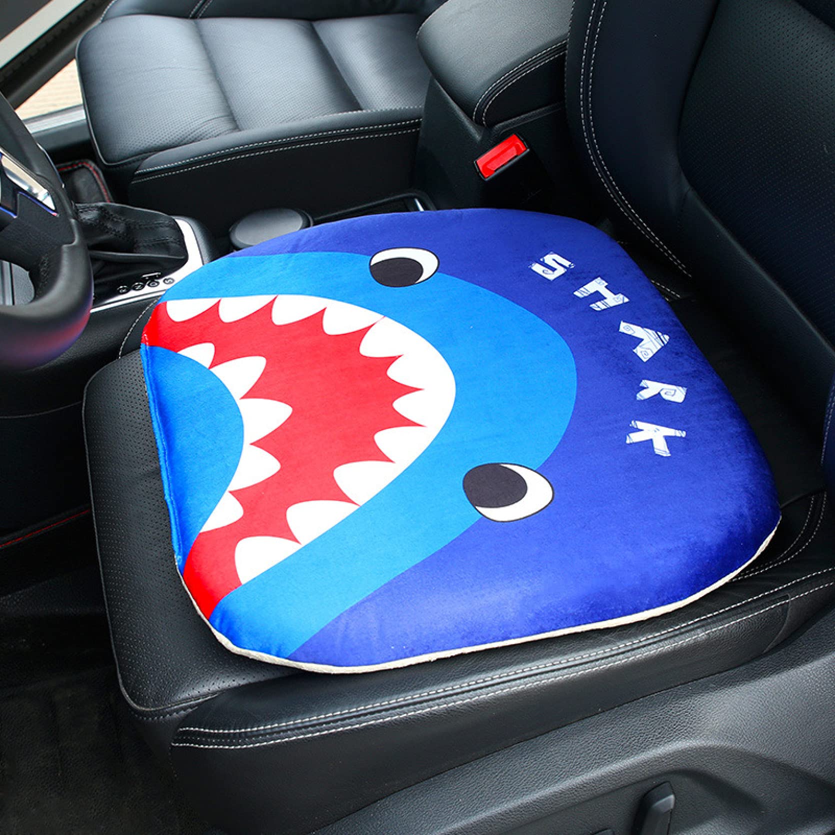 PTONUIC Cute Plush Car Seat Cushion Thicken Anti-Slip Chair Cushion Breathable Pad Soft Cartoon Seat Cushion