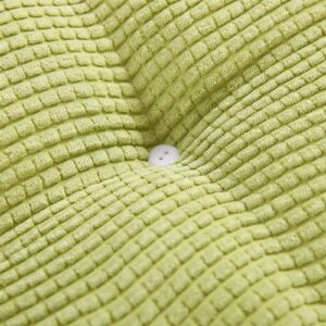 18"x18" Square Comfortable Seat Cushions Home Pillow Indoor Corduroy Chair Pads Cushion for Living Room, Bedroom, Study Room, Dining Room, Balcony Office or Car(Green)