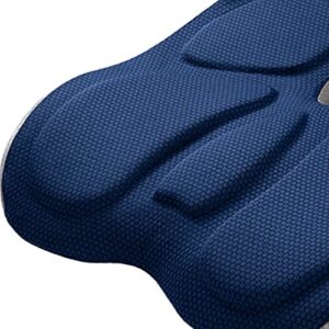 Memory Foam Seat Cushion,Non Slip,Comfort Breathable Chair Pad for Office Chair,Computer Desk Chair,Travel (Navy)