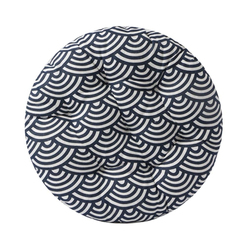 Muellery Home Decor Seat Cushion Chair Cushion Pad Round Home School Navy TPYU107628