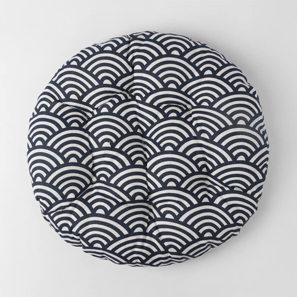 Muellery Home Decor Seat Cushion Chair Cushion Pad Round Home School Navy TPYU107628