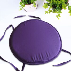 TOPBESTOR Round Chair Pad with Ties Bar Stool Cushion Soft Floor Pillow Seat Pads for Dining Chairs Furniture, 29 x 29 x 1.8 CM