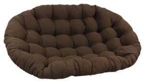 blazing needles twill double papasan cushion, 1 count (pack of 1), navy