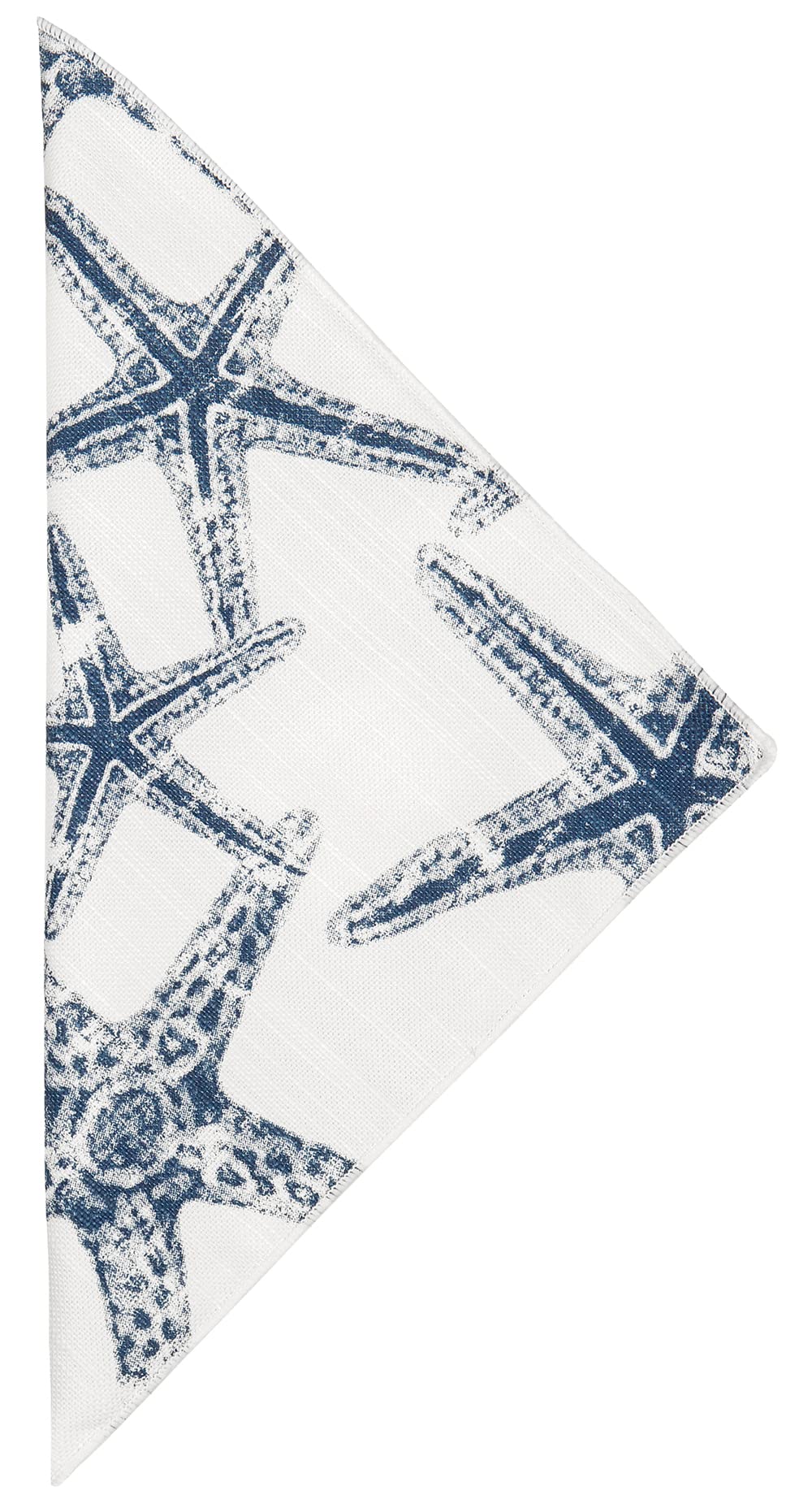 Cloth Napkins Table Linens Linen Napkins Dinner Napkins Nautical Beach Set of 12 Starfish Blue 18" x 18"