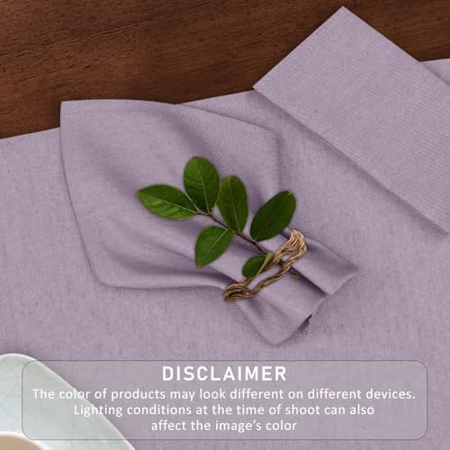 Ruvanti Cloth Napkins Set of 12, 18x18 Reusable Napkins Cloth Washable, Soft & Durable Table Napkins, Poly Cotton Fabric Dinner Napkins for Parties, Christmas, Thanksgiving, Weddings - Purple