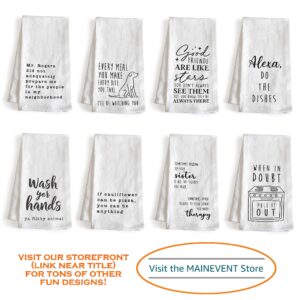 MAINEVENT Corks Are For Quitters 18x24 Inch White Cotton Hand Towel