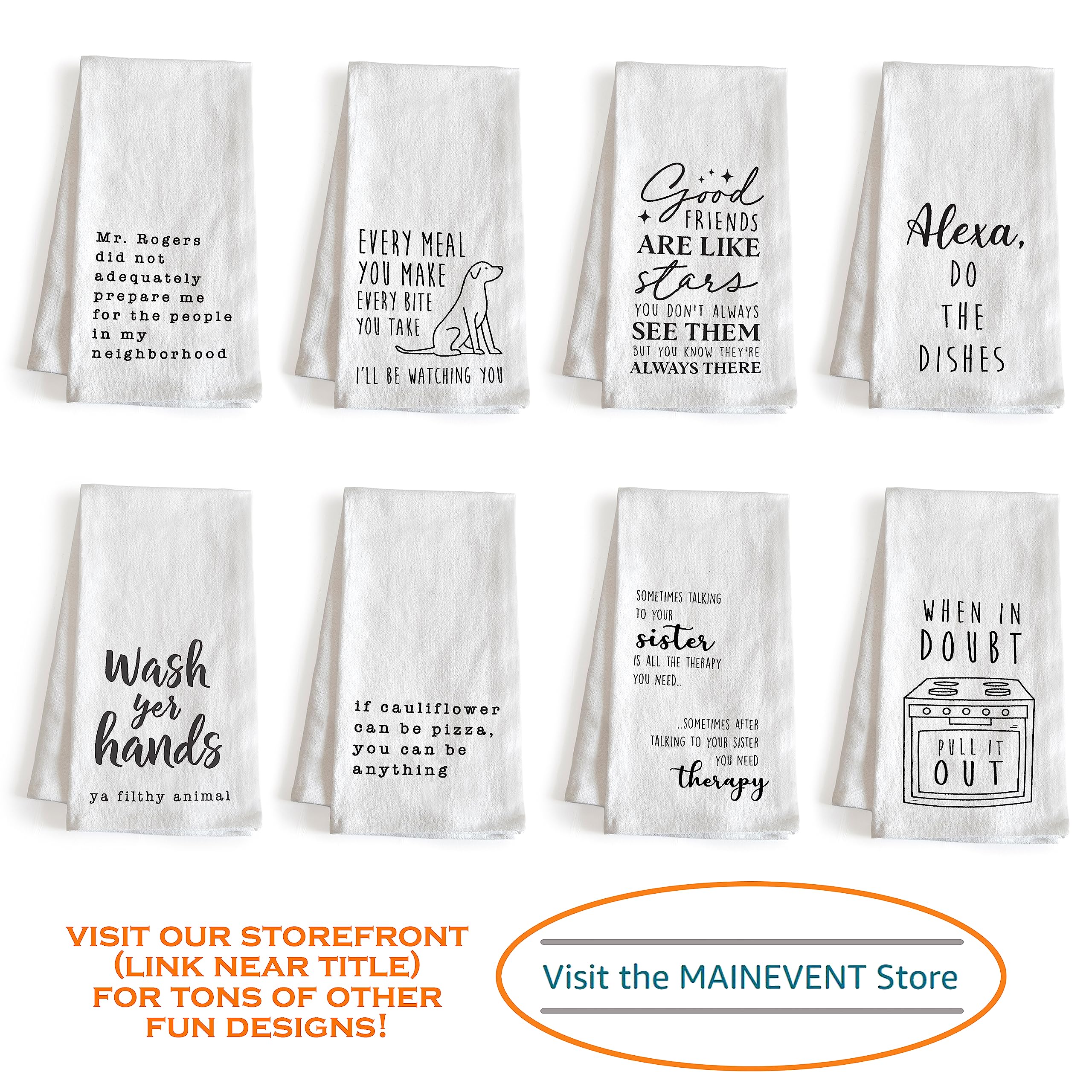 MAINEVENT Corks Are For Quitters 18x24 Inch White Cotton Hand Towel