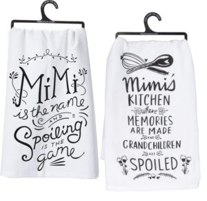 primitives by kathy mimi towel bundle - mimi is the name spoiling and mimi's kitchen where memories