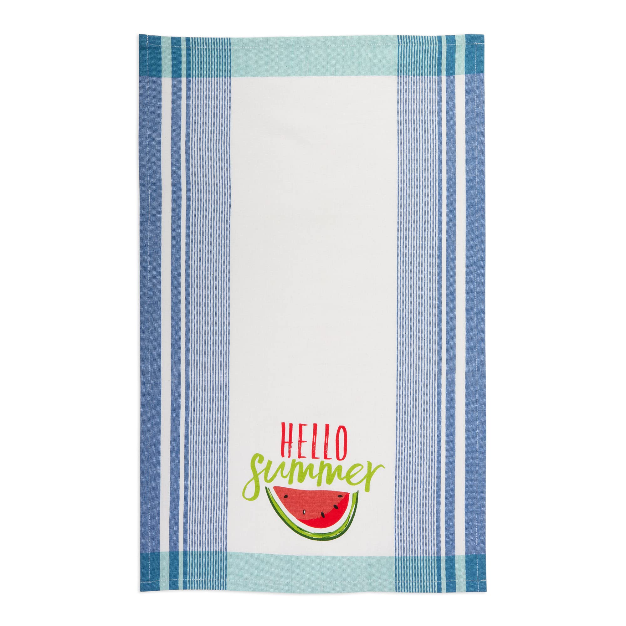 DII Watermelon Collection Kitchen, Dishtowel Set, Hello Summer 3 Piece