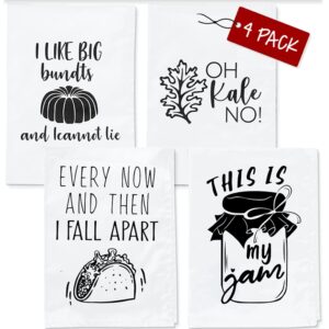 fortivo funny kitchen towels - housewarming gifts new home, funny housewarming gifts, kitchen towel sets, housewarming gifts new apartment, cute kitchen towels, funny dish towels